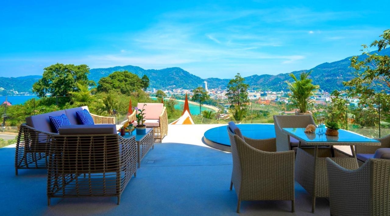 Patong Heights Otel Dış mekan fotoğraf View from the hotel